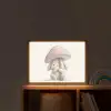 Paddenstoel - Konijn - Roze Light Box met batterij (Wandlamp kind) middel -sfeer1_kind