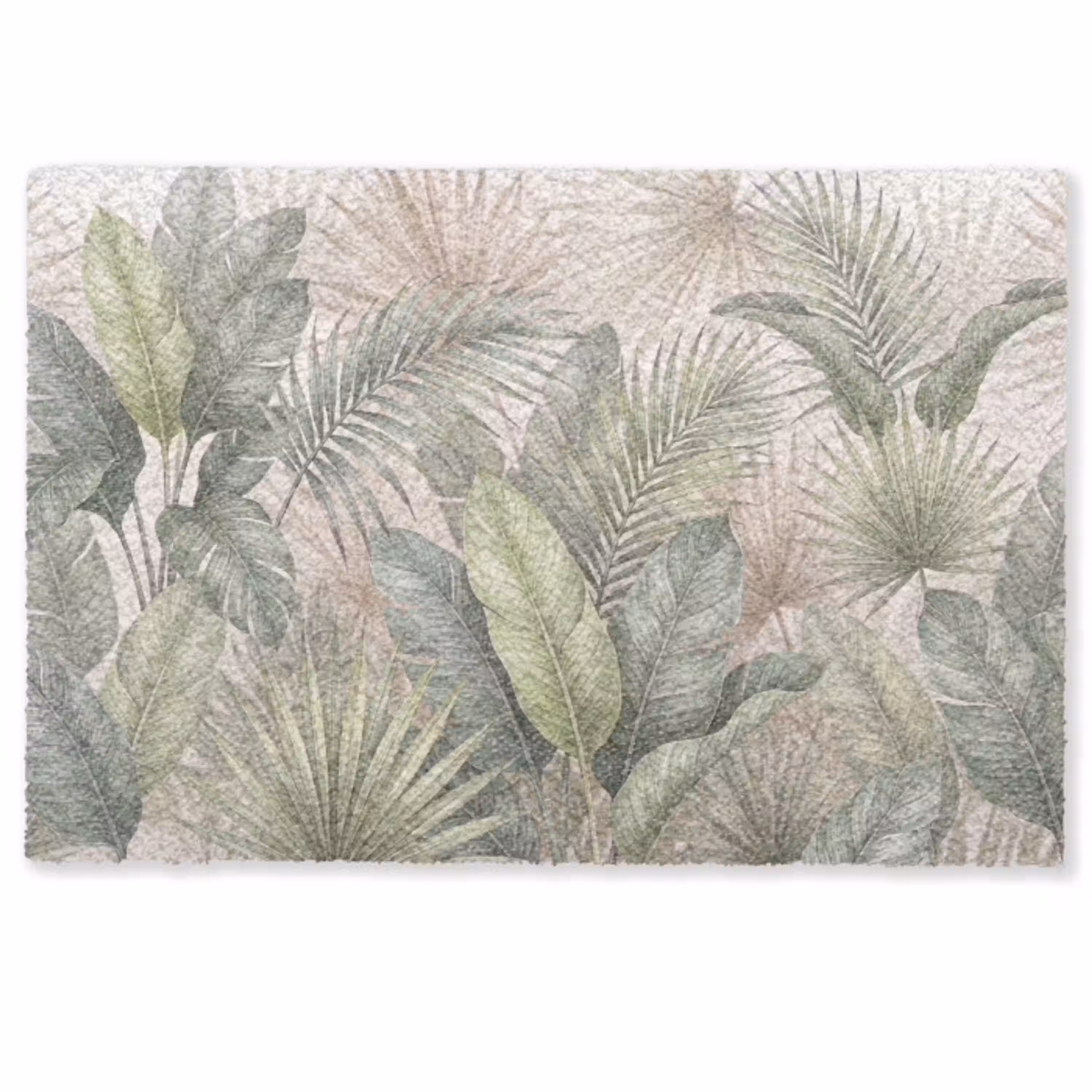 Planten - Tropisch - Bladeren - Groen - Natuur Deurmat klein -zkaufland3d