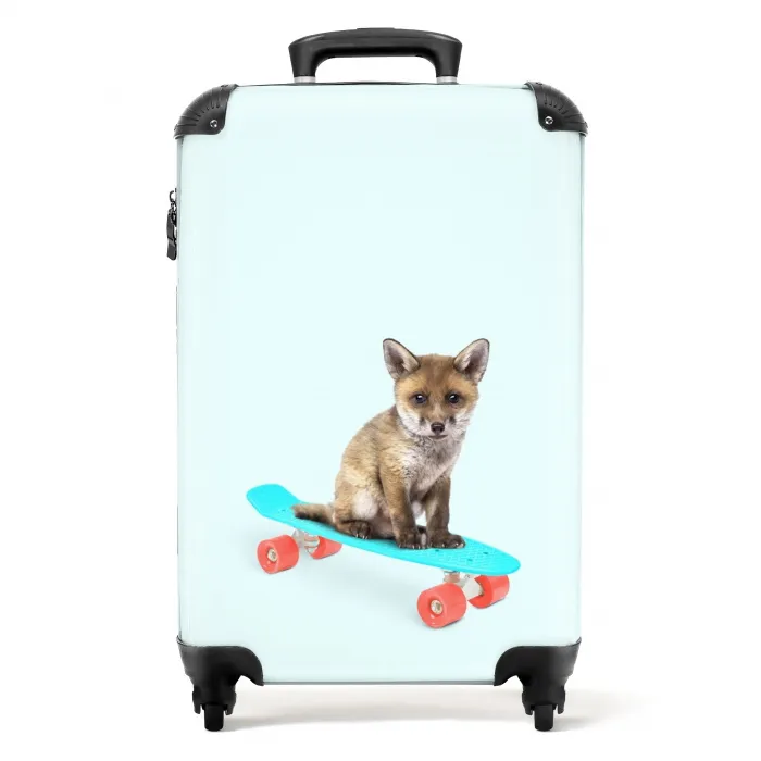 Verrijdende vos NBS - Handbagage koffer - Unisex middel -productfoto_recht