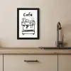 Illustratie - Café - Koffiemachine - Kopjes KitchenYeah - Keuken - Fotolijst klein -sfeer2