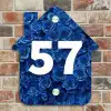 Blauwe rozen - Traditioneel Naambord Huisje klein -sfeer6