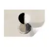 Cirkels - Strepen - Minimalistisch - Zwart Muursticker klein -3d