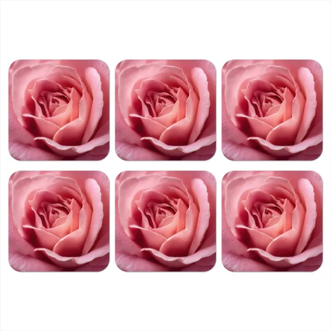 Coaster - Pink - Rose - Romantic