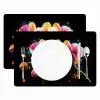 Orchidee - Graffiti - Kleurrijk - Bloemen - Abstract Placemat vinyl groot -zzsfeer2_Kitchenyeah-website
