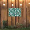 Dierenprint - Panter - Bladeren - Tropisch - Jungle tuinposter los doek klein -sfeer1