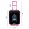 Heks - Ketel - Tover Kinderkoffer - Roze klein -productfoto_formaten