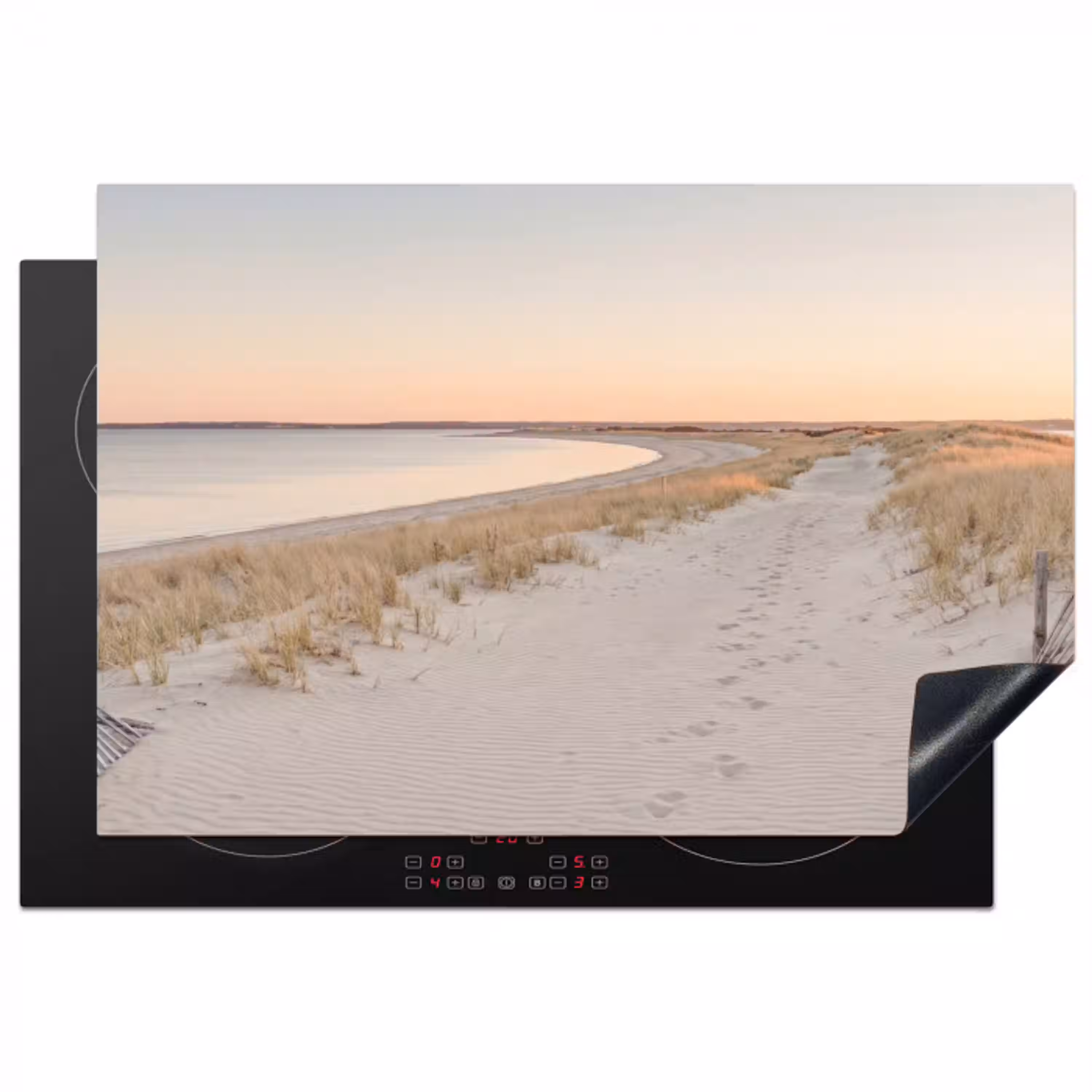 Kustlijn - Horizon - Hek Inductie beschermer vinyl 3mm klein -3d