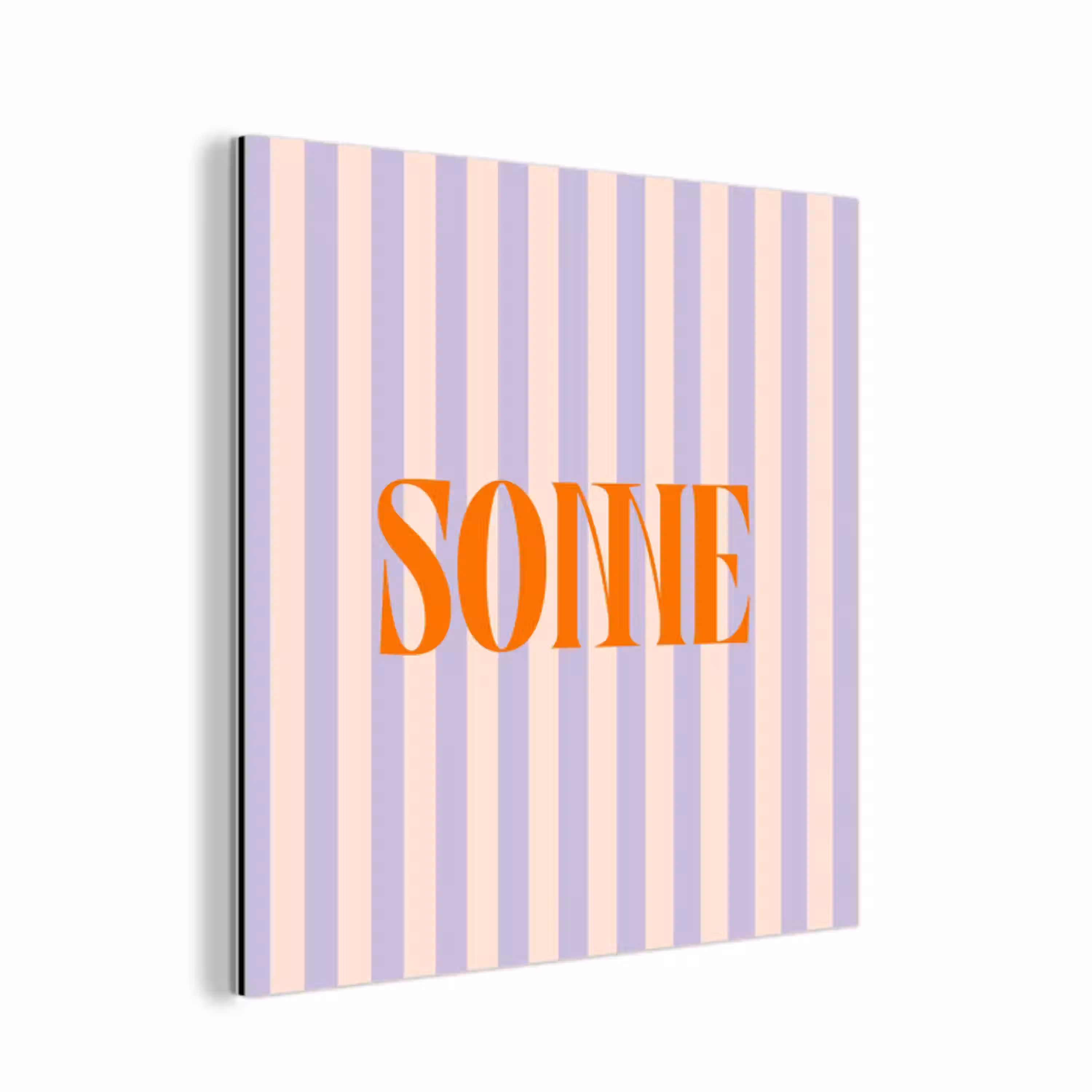 Lila - Oranje - Strepen - Sonne aluminium wit klein -3d