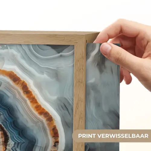 Cirkel - Ringen - Steen - Tinten Light Box met batterij (Wandlamp) middel -USP_websiteprintNL