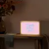 Tequila texted you - Roze - Blauw Light Box met kabel (Tafellamp) klein -sfeer4