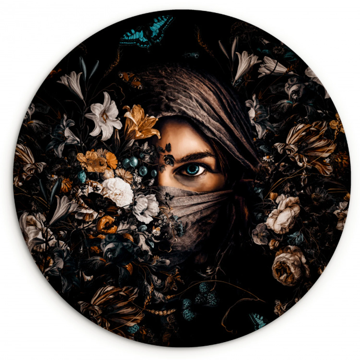 Verborgen in de Natuur KitchenYeah - Keuken - Wandcirkel Forex klein -3d