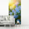 Bloemetjes - Blauw - Vergeet mij nietjes fotobehang vinyl groot -woonkamer