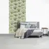 Waaier - Blad - Groen fotobehang vinyl groot 64 -slaapkamer