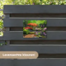 Kleurrijke Japanse Tuin tuinposter los doek klein -sfeer3