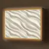 Diagonaal - Golven - Crème Light Box met batterij (Wandlamp) middel 907 -z3d_website