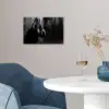 Bokshandschoenen - Muur - Duister - Zwart poster papier klein -sfeer3