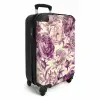 Vintage bloemen - Roze NBS - Handbagage koffer - Kinderen Unisex middel -productfoto_3d