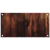Hout - Planken - Vintage - Donkerbruin tuinposter los doek klein -3d