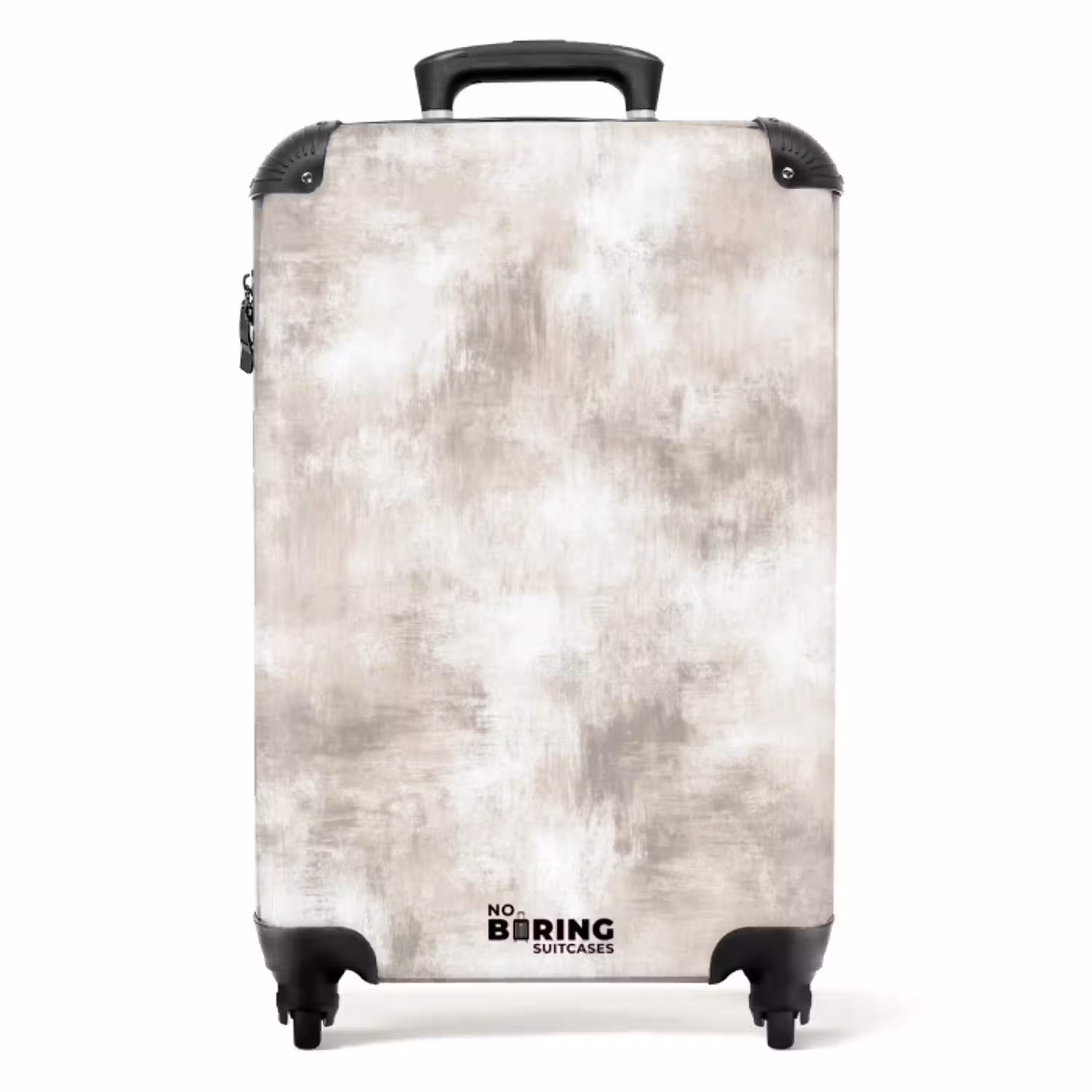 Organisch - Patroon - Gemêleerd NBS - Handbagage koffer - Volwassenen Unisex middel -productfoto_recht