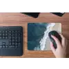Strand - Zee - Golven muismat rubber klein -toetsenbord