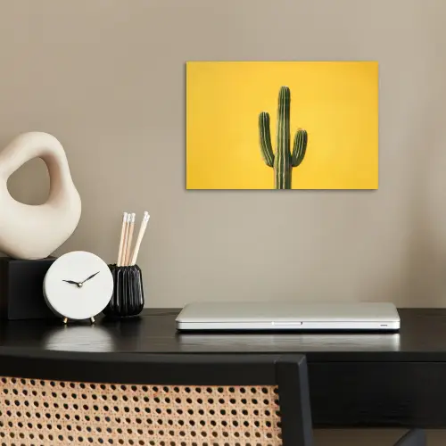 Cactus - Groen - Minimalistisch poster papier klein -sfeer1