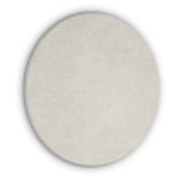 Zandkleurig - Modern - Egaal Akoestische PET Vilt - Rond klein 838 -3d