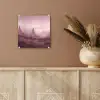 Landschap - Mistig - Roze plexiglas 5mm klein -sfeer5
