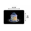 Pannenkoeken - Blauwe Bessen - Bord Placemat vinyl groot -specs