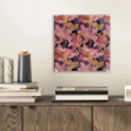 Lelies - Patroon - Roze - Goud plexiglas 5mm klein 11 -sfeer1