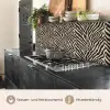 Zebra - Klassiek - Zwart keuken achterwand 2 middel 871 -usp_DE