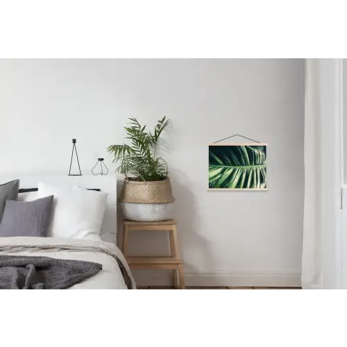 Tropisch - Inductie mat - Natuur - Inductie beschermer - Jungle textielposter latten blank klein -woonkamer