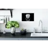 Tulp - Patroon - Blauw Muursticker klein -keuken