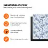 Frans - Citroen - Royaal - Bladeren - Blauw Inductie beschermer vinyl 3mm klein 276 -zzzzzzz-td-ups