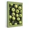 Appels - Groen - bladeren KitchenYeah - Keuken - Canvas klein -3d