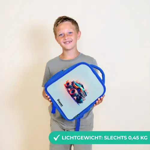 Fierce Wheels Kinderrugzak - Blauw middel -sfeer1_NL