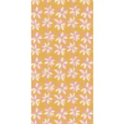 Bloemen - Modern - Geel Behang Vinyl klein 1060 -3d_website
