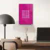 Focus on the good - Roze - wit plexiglas 5mm klein -sfeer6