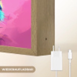 Leeuw - Verf- Kleuren - Dier Light Box met batterij (Wandlamp) middel -USP_websiteoplaadbaarDE
