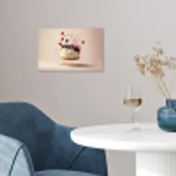 Cheesecake - Eten - Roze - Taart poster papier klein -sfeer3