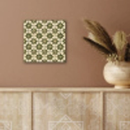 Tegel - Dessin - Groen aluminium wit klein 46 -sfeer4