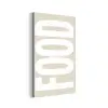 Food - Eten - Decoratie - Japandi aluminium wit klein -3d