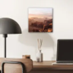 Woestijn - Landschap - Natuur aluminium wit klein -sfeer5