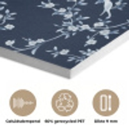 Grafisch - Bloesemtak - Blauw PET vilt klein 837 -closeup_NL