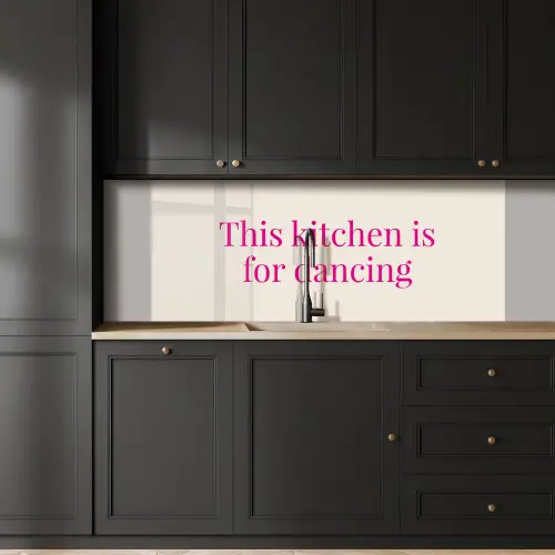 This kitchen is for dancing keuken achterwand 2 middel -sfeer1