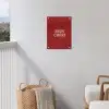 Rood - Frans - Quotes tuinposter los doek klein -sfeer8