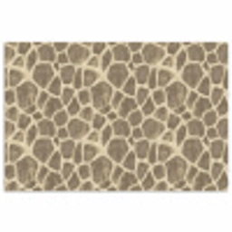 Giraf - Patroon - Beige - Bruin poster papier klein 62 -3d