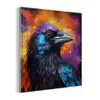Vogel - Kraai - Graffiti - Zwart - Dieren plexiglas 5mm klein -z3d