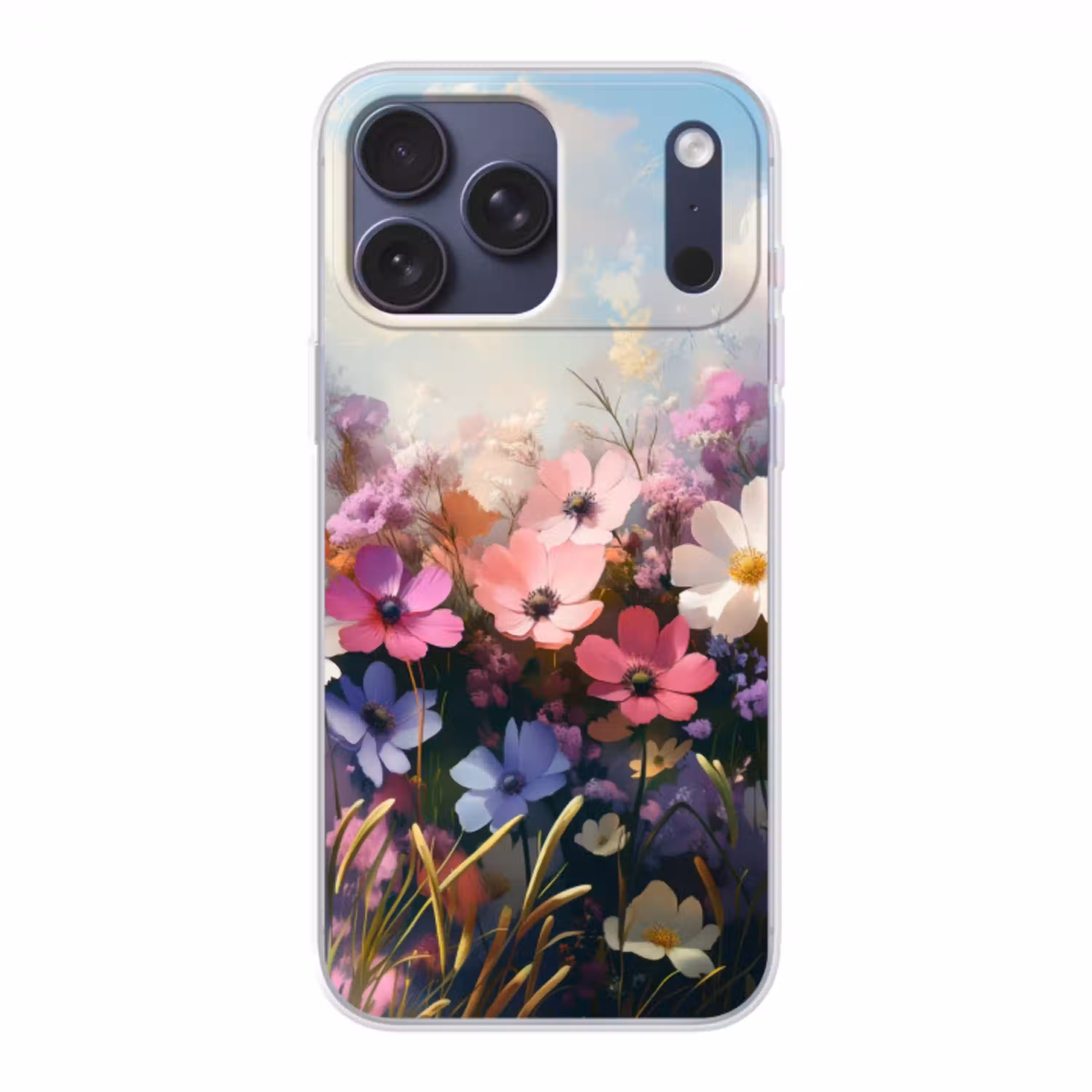 Bloemen - Kleurrijk - Bloei Telefoonhoesje iPhone 17 Pro Max klein -3d