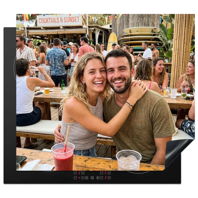 Herdabdeckplatte mit Foto
