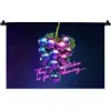 Quote - Neon - Disco - Druiven Wandkleed katoen klein -zz3d